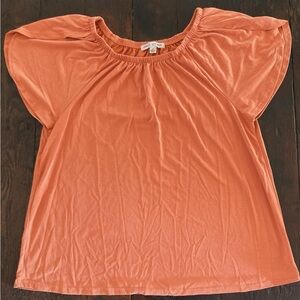 Green Envelope Orange Flower Women’s Blouse